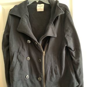 Black Old Navy Peacoat